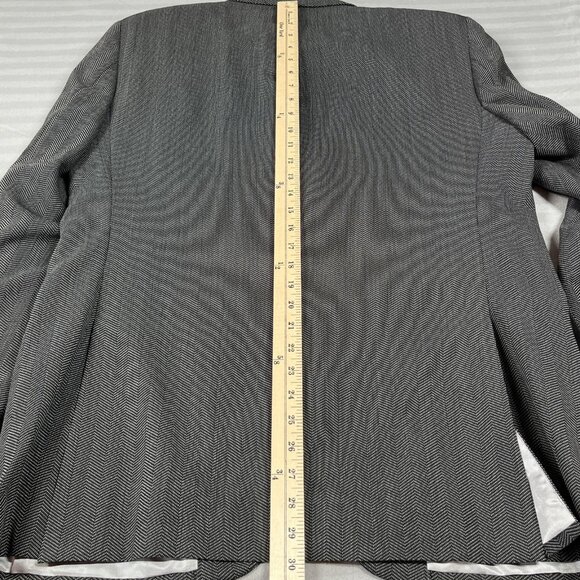 Coppley Blazer Mens 41R Wool Herringbone Sport Coat Jacket Made in Canada Union - Picture 12 of 14